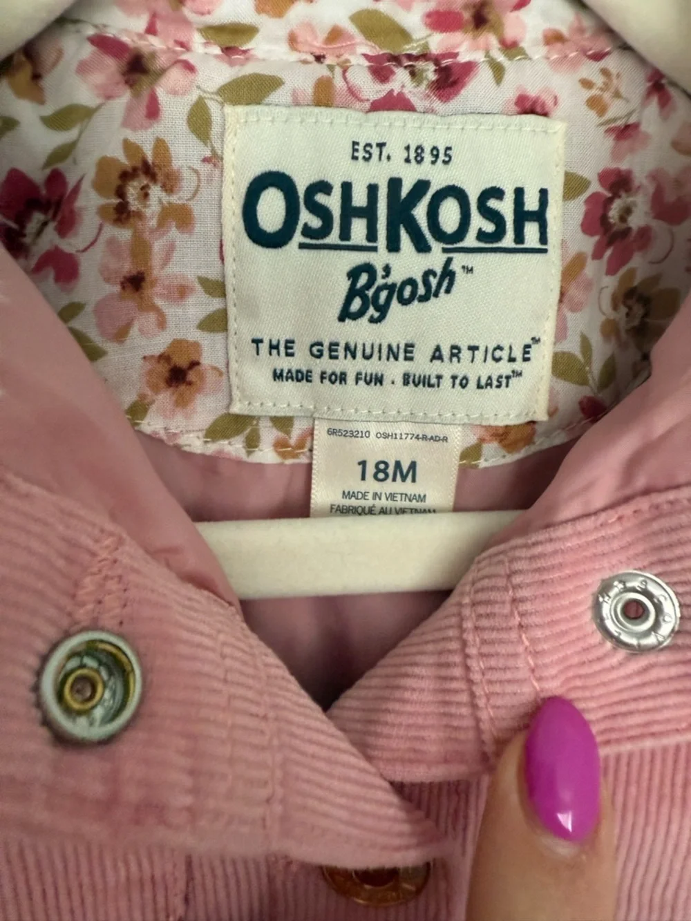 OshKosh Bgosh soft pink
